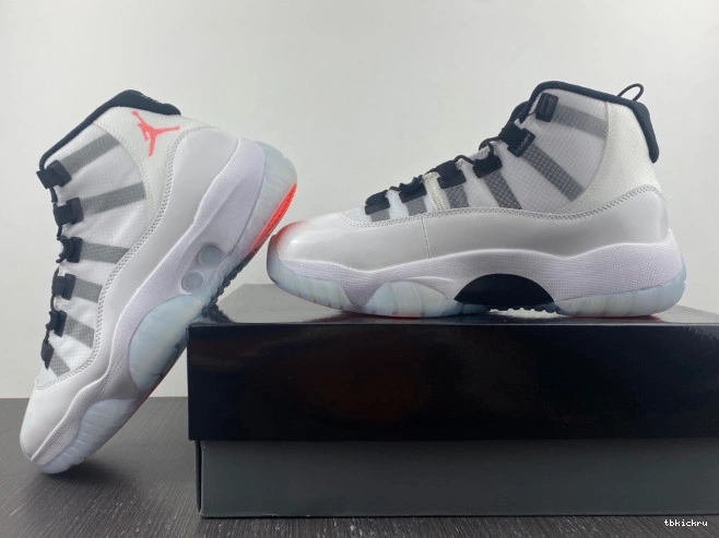 Rep TBkick (CN DD3522-100 Plug) Jordan Air 11 White Adapt 0717